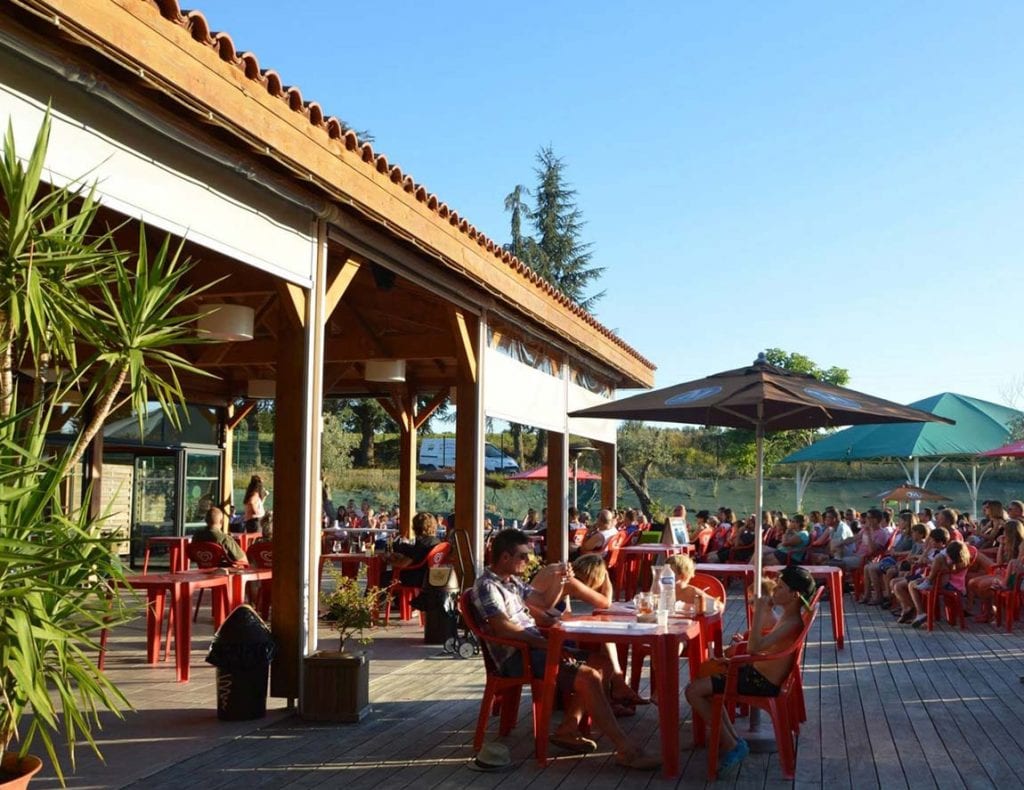 Fermeture de terrasse du camping Lac de Thoux Saint-Cricq