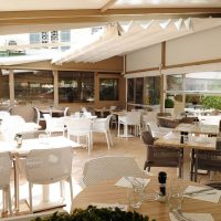 Fermeture de pergola du restaurant la casa mila