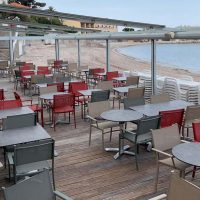 Fermeture de pergola du restaurant la goelette bandol