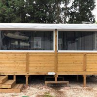 Fermeture de terrasse mobil home en camping