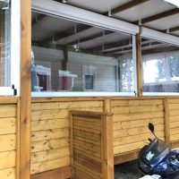 Fermeture de terrasse mobil home en camping