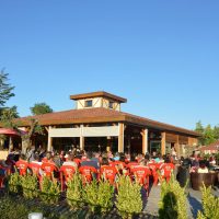 Fermeture de pergola du camping Lac de Thoux Saint-Cricq