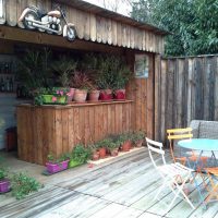 Fermeture de terrasse d'une cuisine d'été