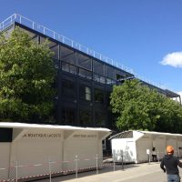 Fermeture de pergola du stade de tennis roland garros