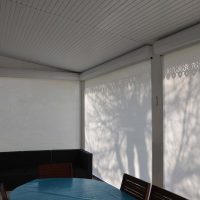 Fermeture de terrasse pour la protection solaire